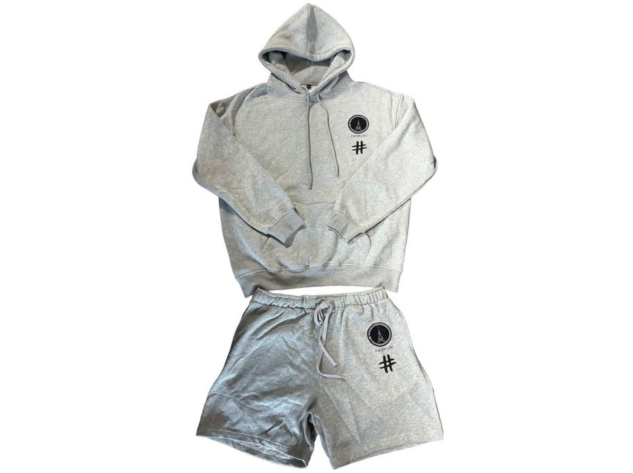 GREY SHORT SET